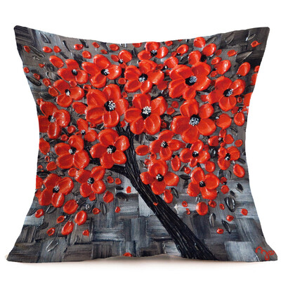 

〖Follure〗Print Sofa Bed Home Decoration Festival Pillow Case Cushion Cover