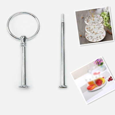 

23 Layers Cake Plate Stand Hardware Rod Stick Cake Cookie Display Gold Silver