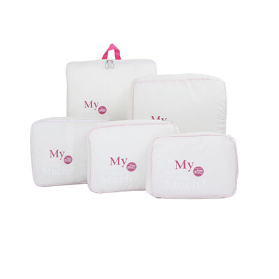 

Toponeto Five Pieces Set Luggage Suitcase Storage Bags Packing Travel Cubes