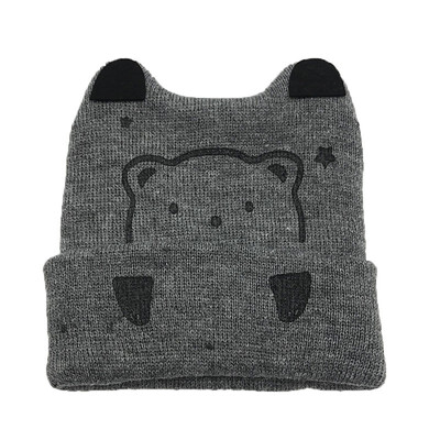 

2019 Autumn Winter 0-12 Months Baby Hat Cute Cotton Cartoon Bear Cap Toddler Infant Baby Girls&Boys Hats