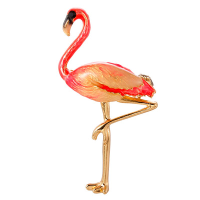 

Enamel Flamingo Bird Pug Dog Umbrella Brooches Animal Rhinestone Corsage Crystal Brooch Pins Banquet Scarf Buckle Accessories