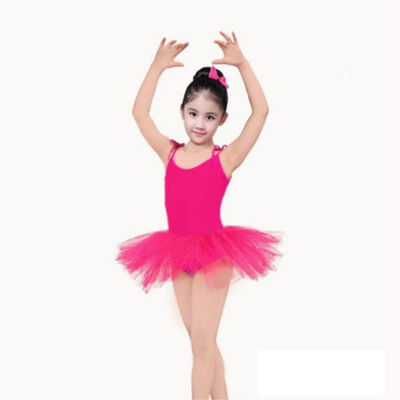 

Dance Sling Ballet Dress Girls Dance Costumes Exercise Clothes Small Princess Fluffy Dancewear