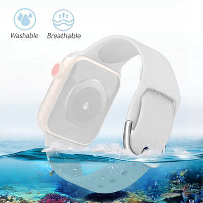 

〖Follure〗Replacement Sports Soft Silicone Wristband Strap For iWatch Series 234 3840MM