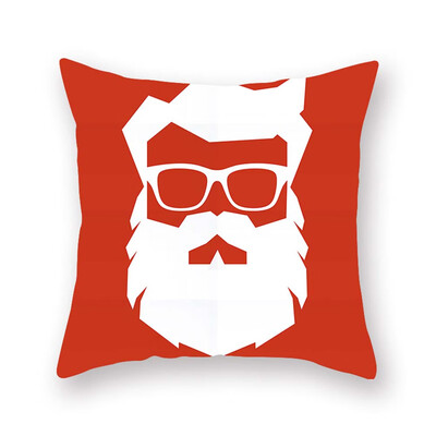 

18 X 18 Inch New Christmas Decoration Pillowcase Santa Claus Pillow Case Bedroom Decoration Cushion Cover Without Inner