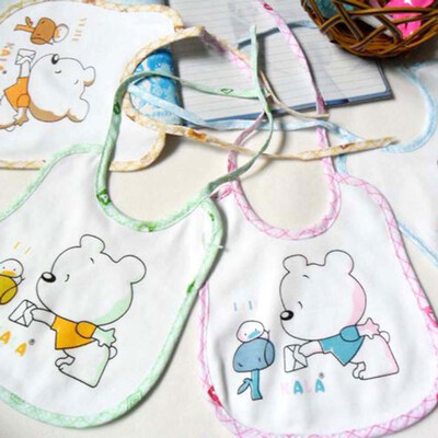 

Lovely Newborn Baby Soft Cotton Bibs Towel Bib Multicolor Color Random