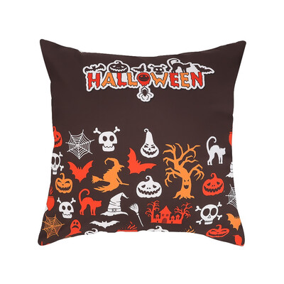 

80 Styles New Halloween Watercolor Pumpkin Pillow Case Thanksgiving Pillow Case Cushion Cover Sofa Bed Car Decor