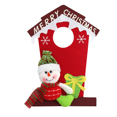 

Christmas Door Pendant Lovely Saint Snowman Christmas Door Hang For Christmas Decoration