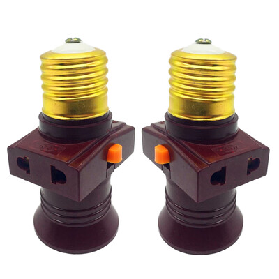 

Socket With Plug Hole Safe Bulb Holder E27 Lamp Holder Lighting Accessories