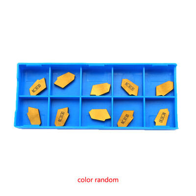 

10pcs 3mm GTN3 Grooving Cut-Off Inserts CNC Parting Off Tips Inserts Carbide Part Cutting Tools