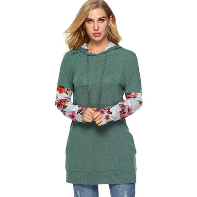 

2018 Fashion Autumn harajuku Women Clothing loose Fake two pieces Hoodies print long Sleeve patchwork Sweatshirts Pullovers