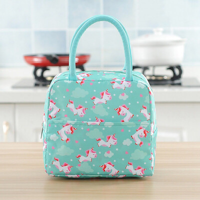 

Girls Kids Portable Insulated Bag Lunch Student Waterproof Thermal Box UK Stock