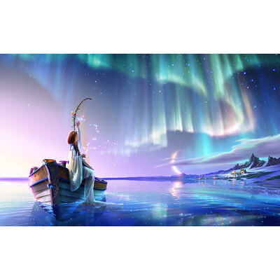 

Toponeto Embroidery Paintings Rhinestone Pasted DIY Diamond Painting Cross Stitch