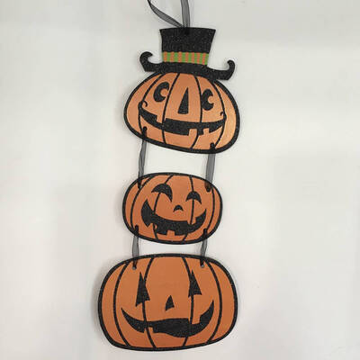 

Colorful BatWitch HatSkull HeadPumpkinGhost Styles Paper Hangers Bar Halloween Decorations