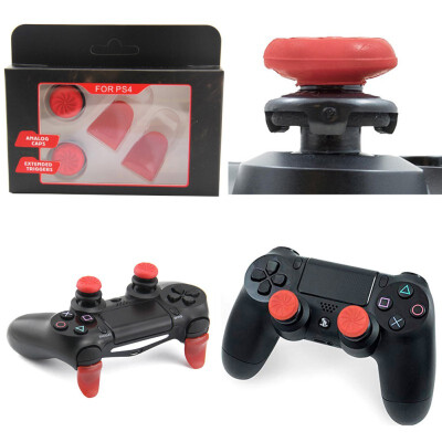 

1 set Analog Cap Extended Triggers Thumbstick Grips Enhanced Thumbstick Caps L2 R2 Trigger Extended Button for Playstation PS4