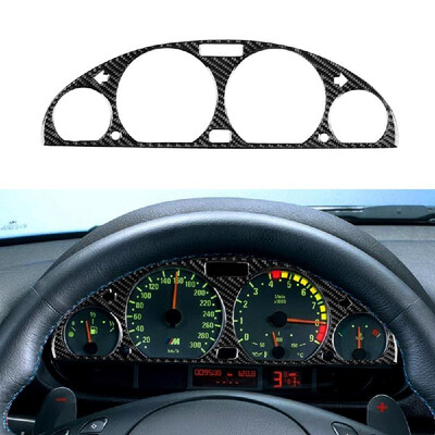 

Carbon Fiber Interior Instrument Dashboard Cover Dashboard Panel Frame Sticker Decorative Cover for BMW 3 Series E46 1998-2005