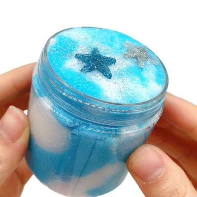 

〖Follure〗60ML100ML Stars Mud Mixing Cloud Slime Putty Scented Stress Kids Clay Toy