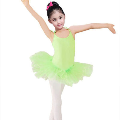 

Dance Sling Ballet Dress Girls Dance Costumes Exercise Clothes Small Princess Fluffy Dancewear