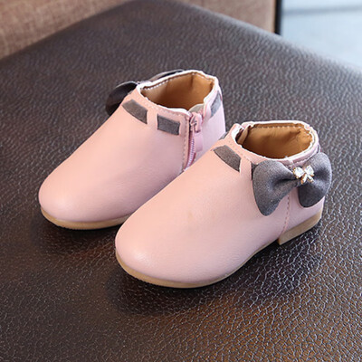 

1-3T New-arrival Fashion Baby Girls Cute Sneaker Boots Newborn Casual Shoes Children Non-slip Zipper Booties