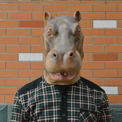 

YIWULAHalloween celebrations Latex Animal Mask Costume Accessory