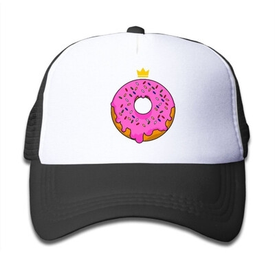 

Luase Pink Doughnut Mesh Baseball Cap Kid Boys Girls Adjustable Golf Trucker Hat