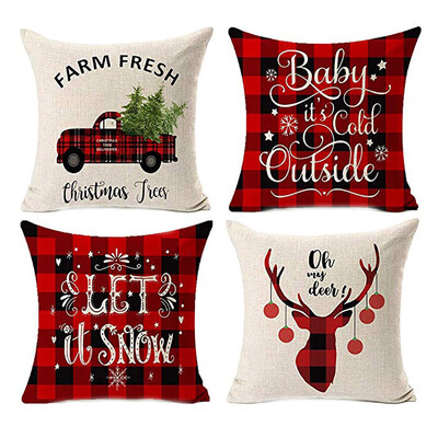 

Tailored 4Pcs Home Decor Cushion Cover Graffi Style Throw Pillowcase Pillow Covers