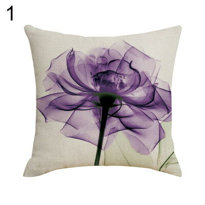 

Fresh Tulip Flower Square Throw Pillow Case Cushion Cover Sofa Bedding Articles