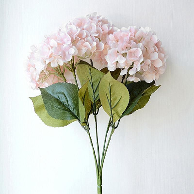 

AliExpress source European simulation bouquet wholesale five Icelandic hydrangea wedding valance decoration fake flower art GDU11-