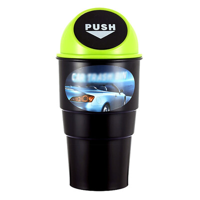 

New Car Color Multi-function Creative Garbage Bag Storage Bucket ABS Trash Can