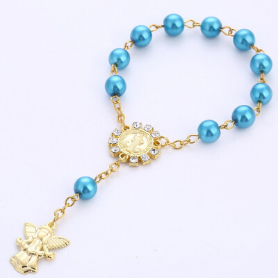 

Beaded Trendy Alloy resin Pave CZ Little Angel Charm Bracelet For Men Or Women Bracelet Jewelry