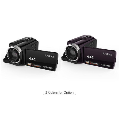 

Andoer HDV-534K 4K 48MP WiFi Digital Video Camera with 2pcs NP-FV5 Plus 37V 2000mAh Camera Battery 1080P Full HD 3inch Capacitiv