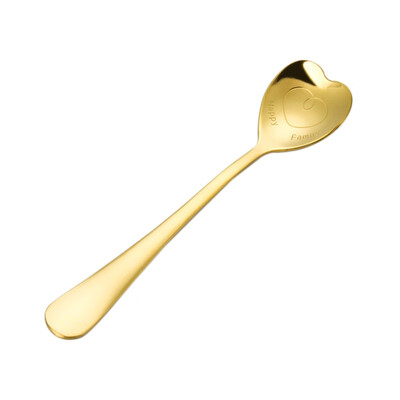 

Heart-Shaped Coffee Spoon Stirring Spoon Small Dessert Spoon Unique Coffee Spoon Household Tableware