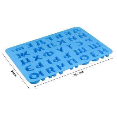 

Silicone Baking 3D Alphabet of Russian Chocolate Mold Letters Cake Decoration Tools for Kitchen DIY Cookie Candy Soap Jelly