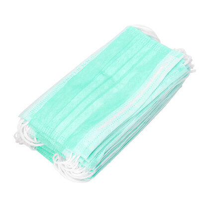 

Gobestart 50pcs Disposable Face Salon Dust Ear Loop Medical Mouth Flu Mask
