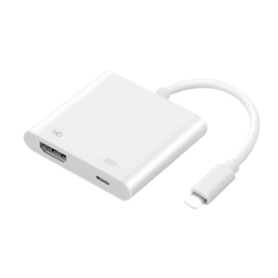 

1080P Phone HDMI Cable For Apple Phones 8-Pin Port HD TV Projector Converter Adapter For IPhone 5 6S 7 For IPad 4 Mini