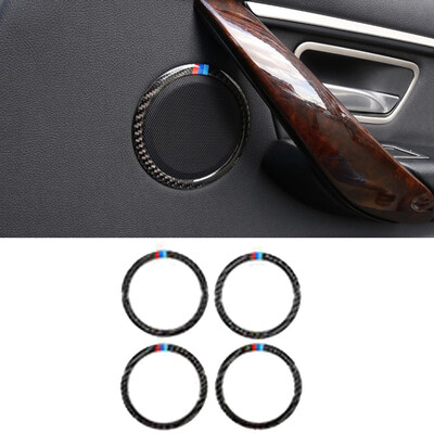 

Carbon Fiber Door Speaker Sticker Cover Trim For BMW 34 Series 3GT 2013-2018
