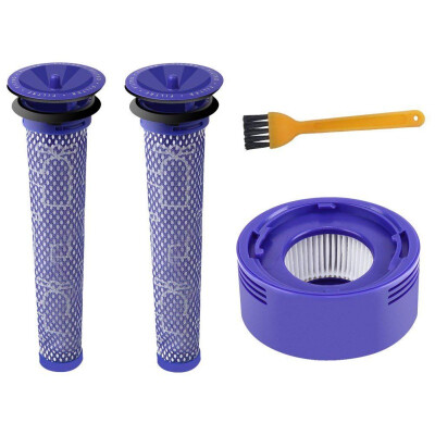 

HEPA Filters Replacement 2x front filter 1x rear filter 1xcleaning brush for Dyson V8 V7 Cordless Vacuum Cleaners Pack of 3