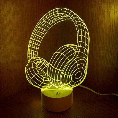 

〖Follure〗LED 3D Illuminated Lamp Optical Illusion Desk Night Light With 7 Color Changing