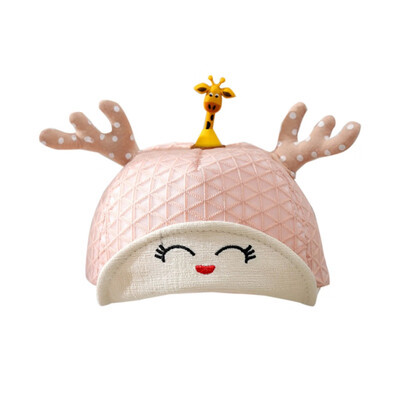

Casual Fashion Baby Mesh Sun Hats Kids Toddler Cute Cartoon Visors Children Caps