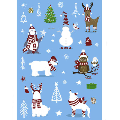 

〖Follure〗Christmas Luminous Glowing Temporary Tattoo Stickers Waterproof Party Favor