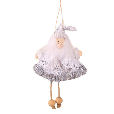 

Christmas Wooden Linen Hanging Decoration Home Cute Ornament For Christmas Tree Festival Party Accessories