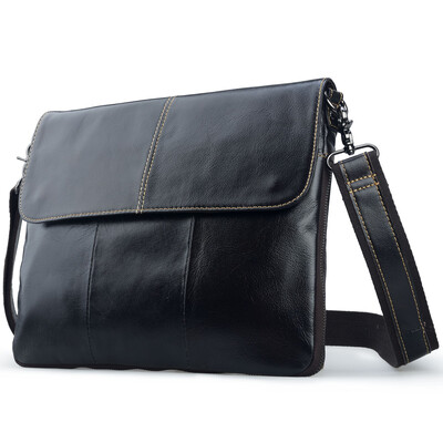 

One shoulder inclined shoulder bag man cow leather bags to restore ancient ways thin hand bag leather aslant contracted fashion in