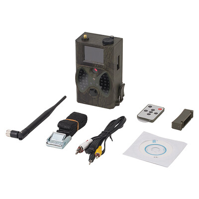 

Hc300m детектор движения фото-Ловушка Охота камера 2 г 12MP электронной почты разведки камеры MMS GPRS SMS дикий phototrap Охота