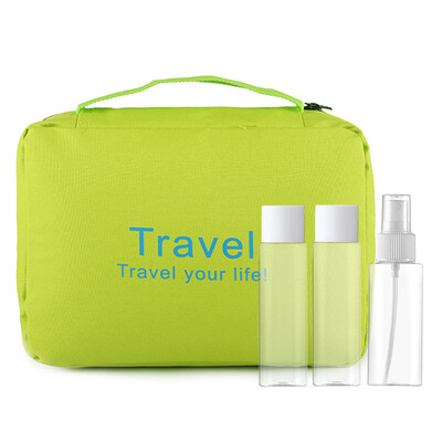 

Beauty skin language travel cosmetic bag wash bag bottle set MF0575 (portable - navy blue star) cosmetic bottle empty bottle waterproof large capacity wash bag