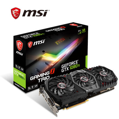 

MSI (MSI) GeForce GTX 1080 Ti ИГРОВЫХ Й ТРИО 352BIT 11GB GDDR5X PCI-E 3.0 видеокарты MSI ураганов дракон курица