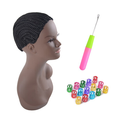 

ALI LADY Braided Wig Caps Crochet Cornrow Cap For Easier Sew In Caps For Making Wig Glueless (Adjustable Medium Size Crochet Wig C
