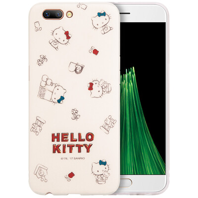 

Hello Kitty OPPO R11plus Mobile Shell Case Cartoon All-inclusive Silicone Shatter-proof Soft Sleeve Simple Hello Kitty