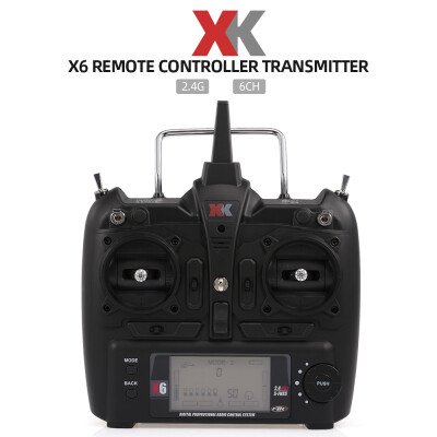 

XK X6 24G 6CH Remote Controller Transmitter for RC Helicopter K100 K110 K120 K123 K124 K130