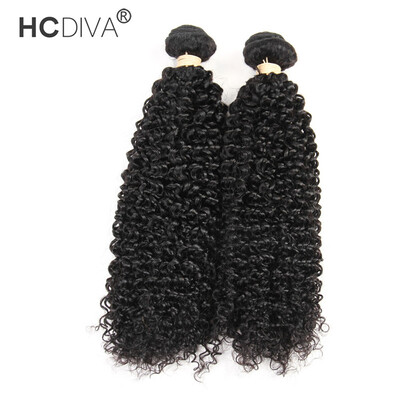 

HCDIVA Hair Products Wholesale Peruvian kinky curly virgin hair 2 Bundles Lot Human Hair Bundles