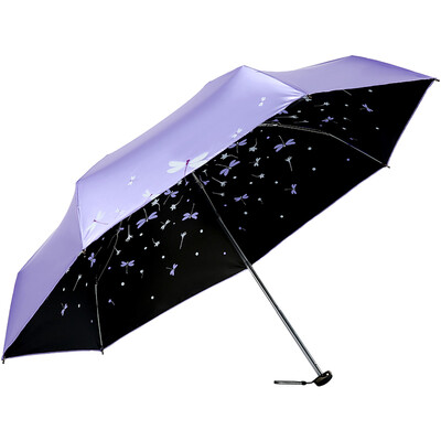 

Paradise umbrella full blackout UPF50 mercerized velvet glue 50 off umbrella umbrella 31834E Wisteria