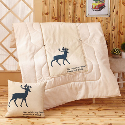 

Ying Xin текстильного лен стиль мультфильма диванной подушка подушка автомобиль талия подушка поясничной подушка откровенный олень